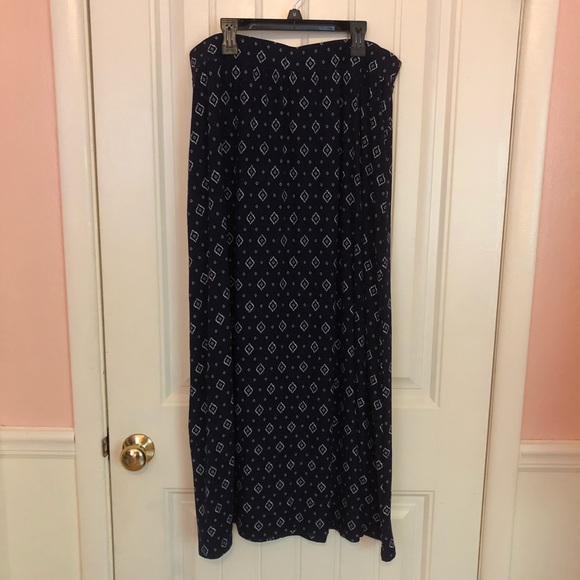 terra and sky maxi skirt